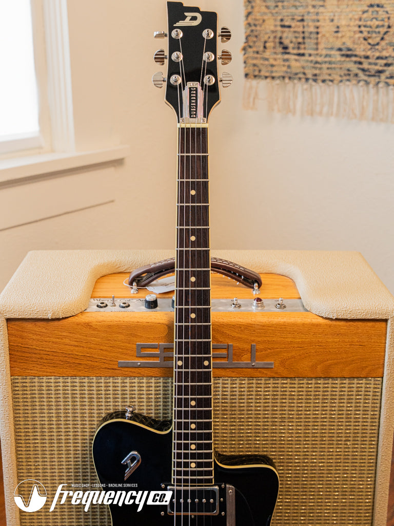 Duesenberg Caribou in Black with Indian Rosewood Fretboard - 2018