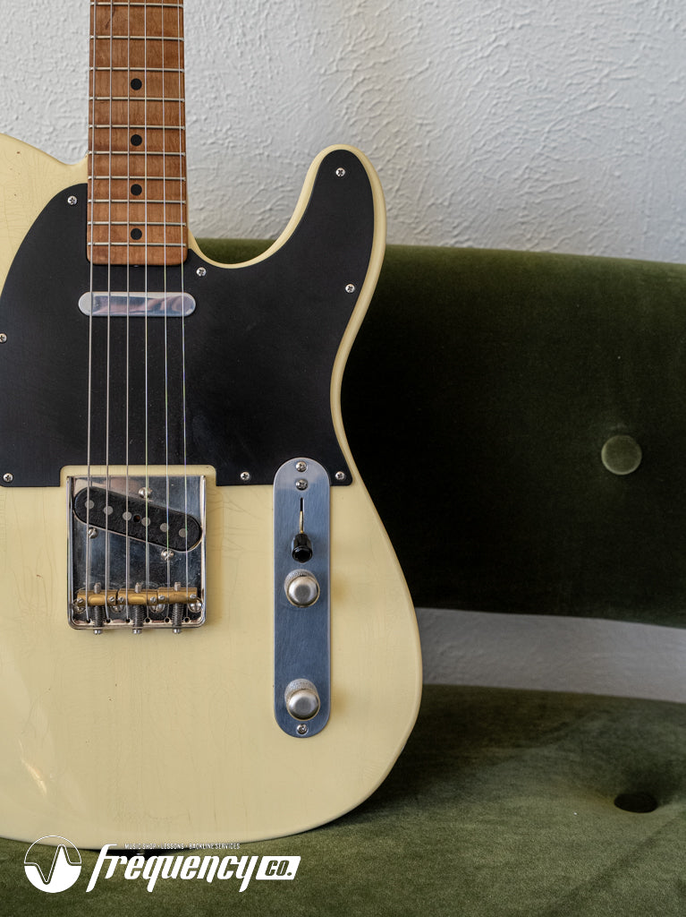 LSL Instruments T Bone Blonde with a Roasted Maple Neck and Contoured Body NAMM 2026 Build