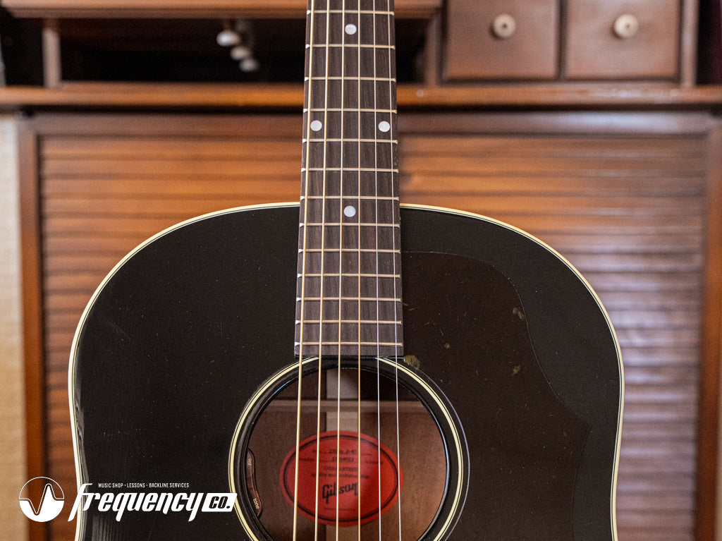 Gibson J-45 50's Original in Ebony with an LR Baggs Anthem VTC - 2024