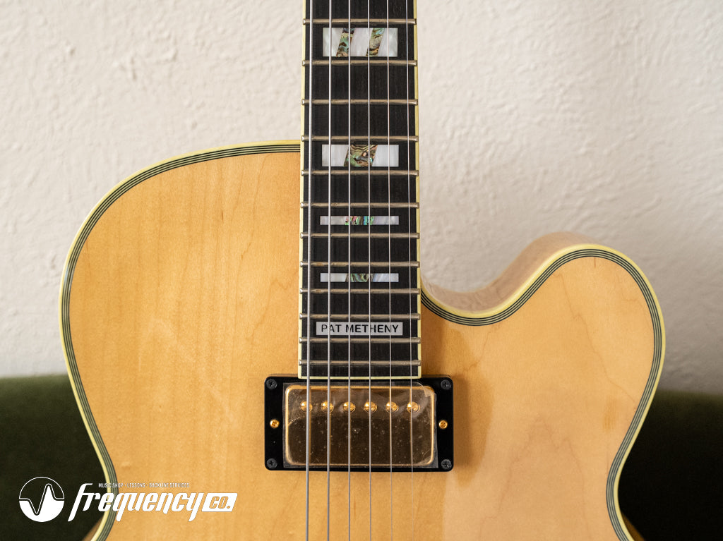 Ibanez PM-200 Pat Metheny Signature Hollow-Body in a Natural Finish - 2015