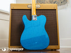 Fender Custom Shop TV Jones Telecaster with Bigsby Tremolo in Blue Sparkle NOS - 2019