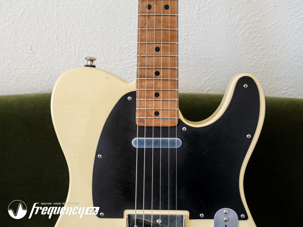 LSL Instruments T Bone Blonde with a Roasted Maple Neck and Contoured Body NAMM 2026 Build