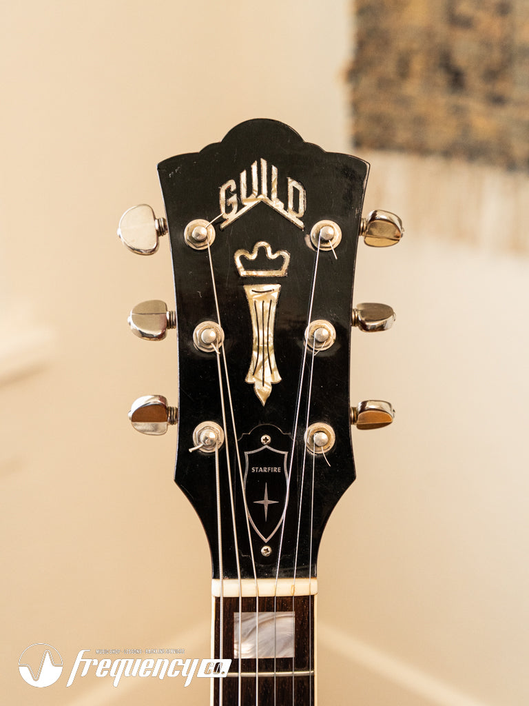 Guild Starfire V in Cherry Red with Rare Mahogany Body - 1965