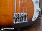 Fender Select Precision Bass in a Two Tone Sunburst wit a Flamed Maple Top and Fretboard - 2012