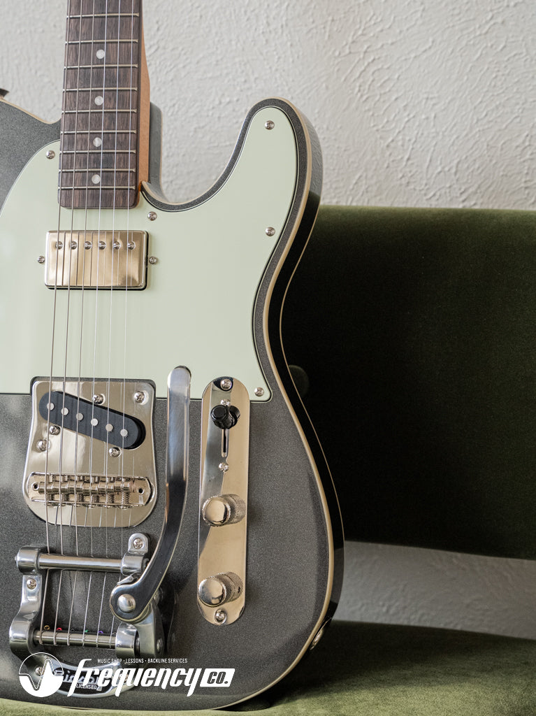 Squire Classic Vibes 60's Custom Telecaster with Bigsby Tremolo in Charcoal Frost Metallic - 2025