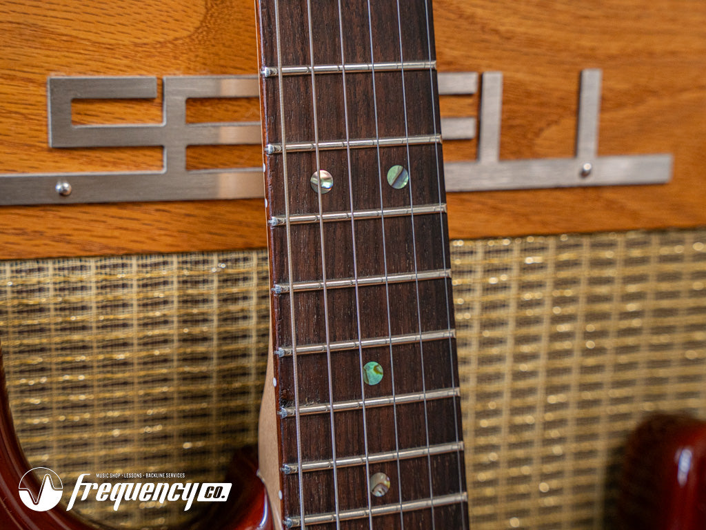 Fender American Deluxe Ash Stratocaster with a Premium Ash Body Finished in a Tabacco Sunburst
