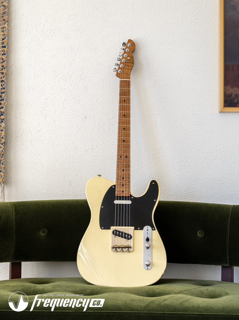 LSL Instruments T Bone Blonde with a Roasted Maple Neck and Contoured Body NAMM 2026 Build