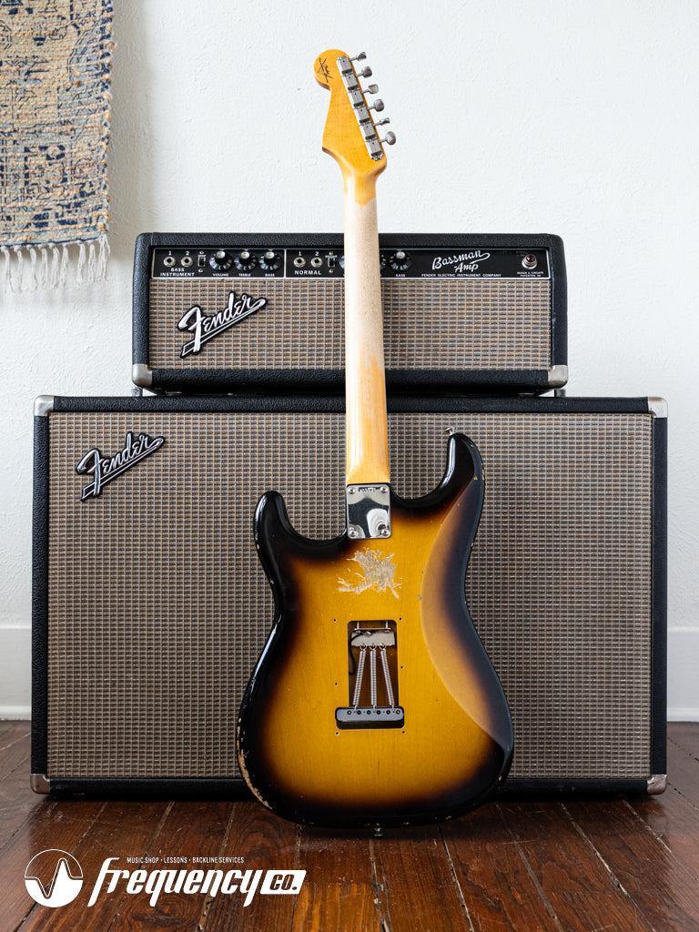 Fender Custom Shop 1960 Reissue Stratocaster Relic in 2 Tone Sunburst with a Rosewood Fingerboard - 2011