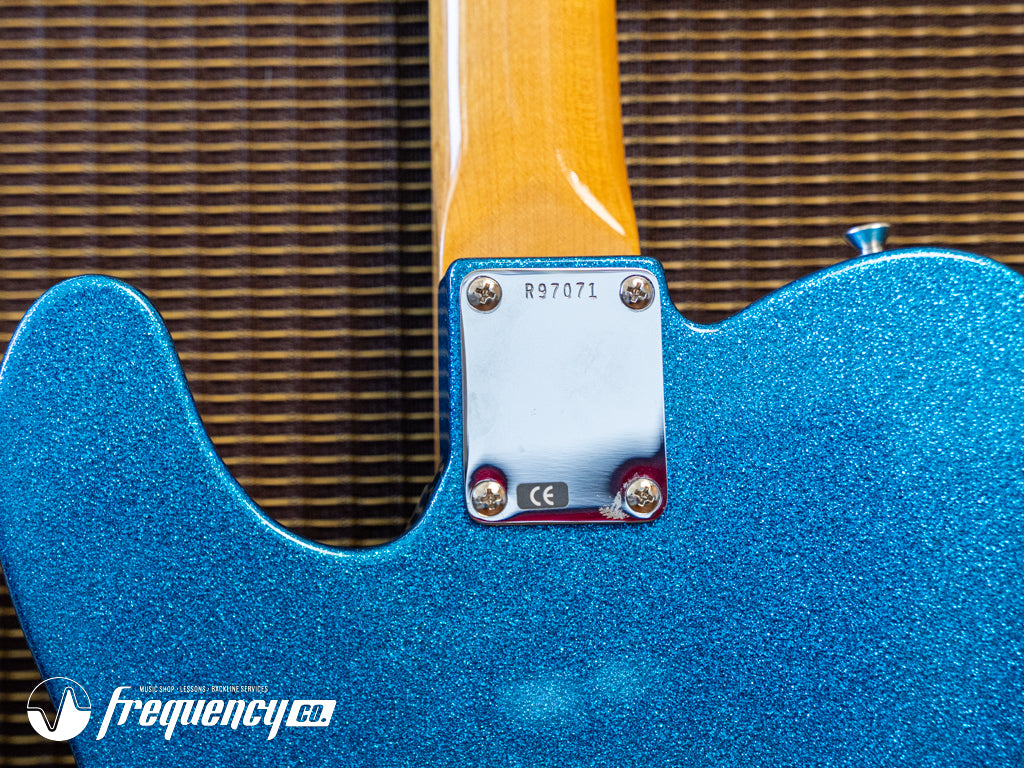 Fender Custom Shop TV Jones Telecaster with Bigsby Tremolo in Blue Sparkle NOS - 2019
