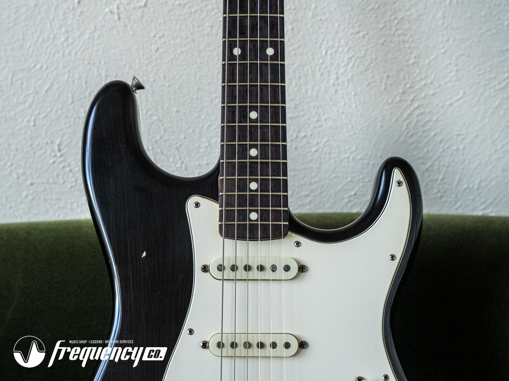 Puleo Guitars S Style Guitar with Rosewood Fingerboard in Black - 2025