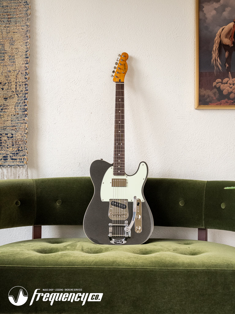Squire Classic Vibes 60's Custom Telecaster with Bigsby Tremolo in Charcoal Frost Metallic - 2025