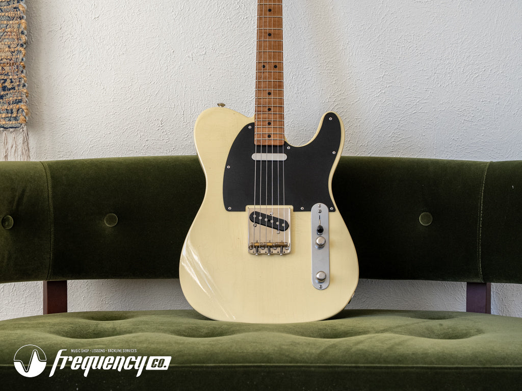 LSL Instruments T Bone Blonde with a Roasted Maple Neck and Contoured Body NAMM 2026 Build