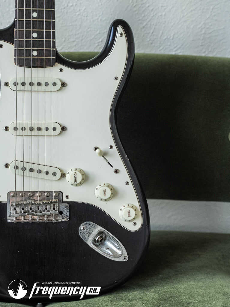 Puleo Guitars S Style Guitar with Rosewood Fingerboard in Black - 2025