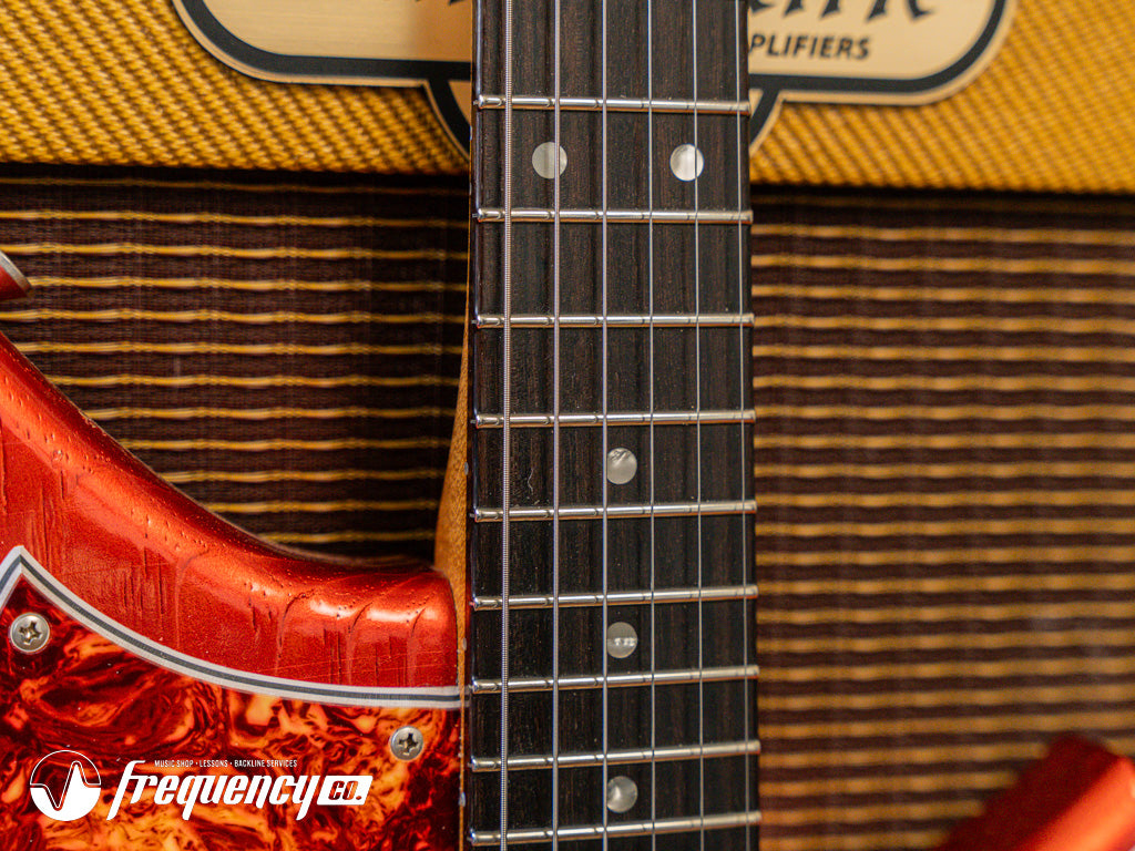 Novo Serus P2 in Candy Apple Red with a East Indian Rosewood Fret Board - 2025