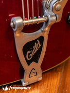 Guild Starfire V in Cherry Red with Rare Mahogany Body - 1965