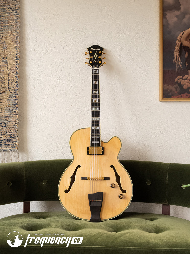 Ibanez PM-200 Pat Metheny Signature Hollow-Body in a Natural Finish - 2015