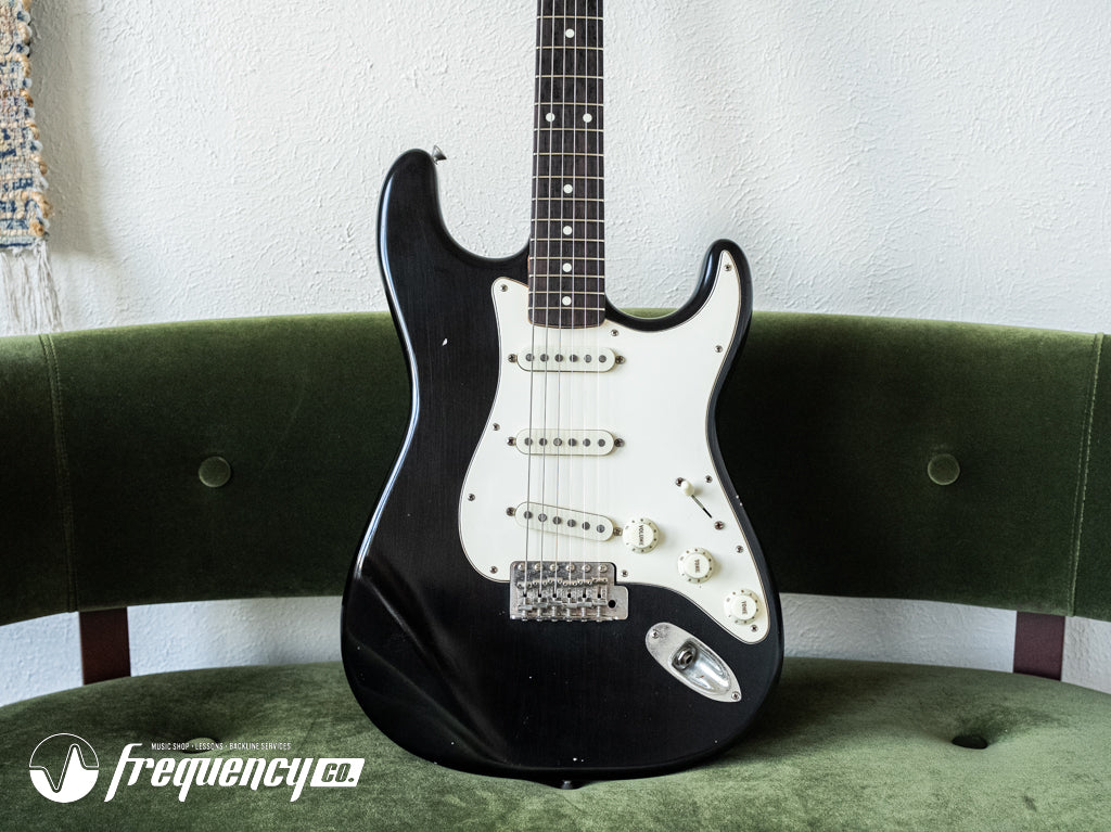 Puleo Guitars S Style Guitar with Rosewood Fingerboard in Black - 2025