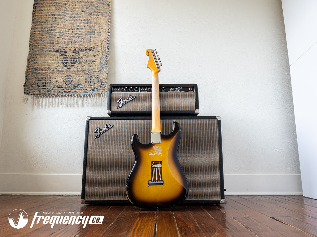 Fender Custom Shop 1960 Reissue Stratocaster Relic in 2 Tone Sunburst with a Rosewood Fingerboard - 2011