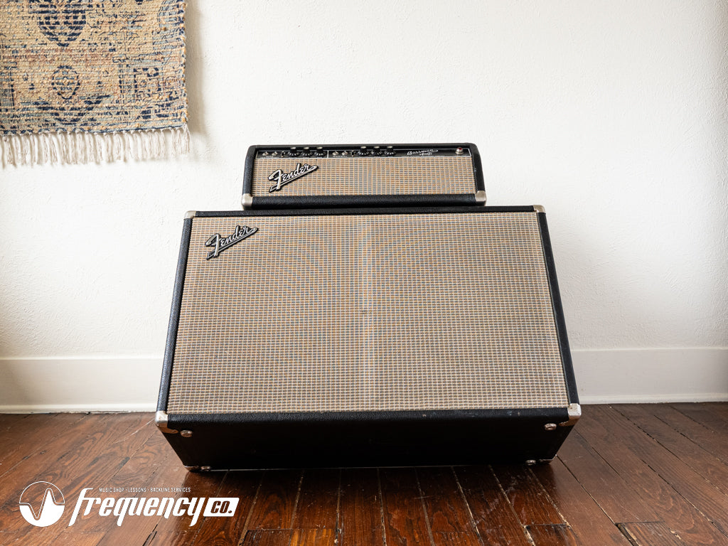 Fender Bassman AA864 Head and Matching 2x12 Cabinet - 1965