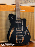 Duesenberg Caribou in Black with Indian Rosewood Fretboard - 2018