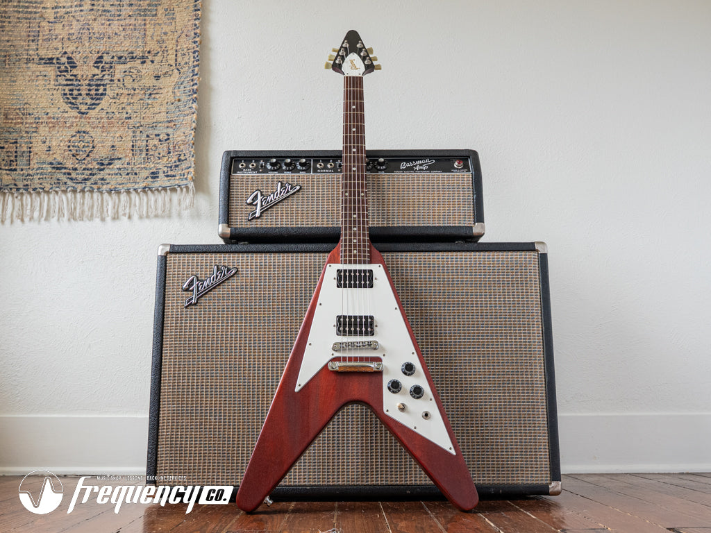Gibson Flying V in Worn Cherry - 2001