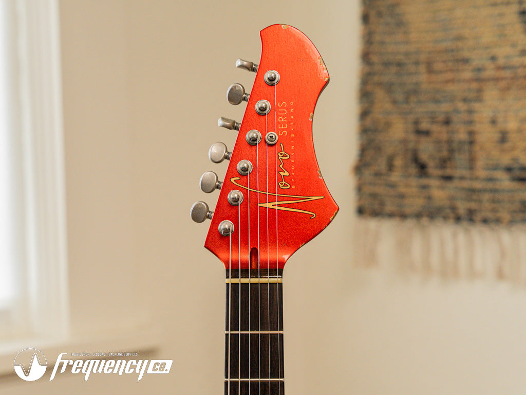 Novo Serus P2 in Candy Apple Red with a East Indian Rosewood Fret Board - 2025
