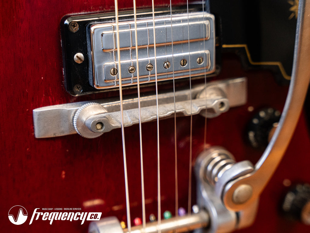 Guild Starfire V in Cherry Red with Rare Mahogany Body - 1965
