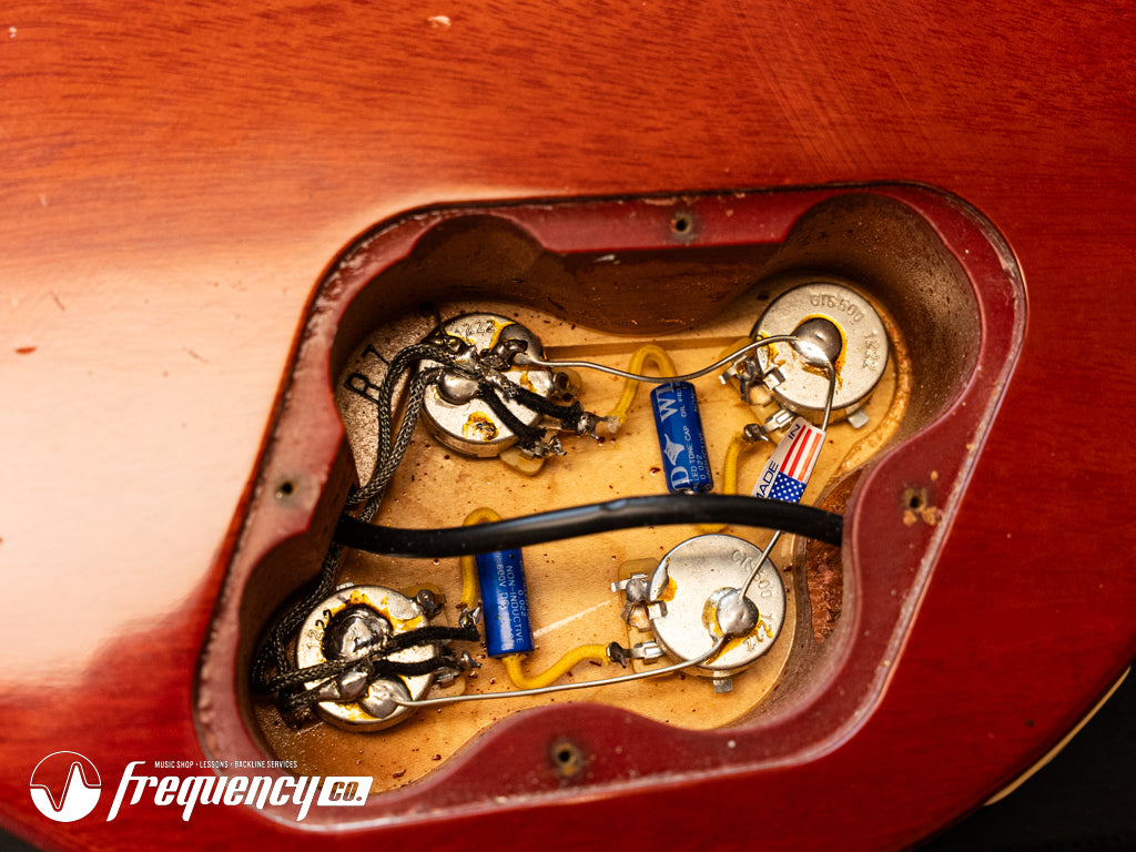 Gibson Les Paul Custom Shop R7 Gold Top Custom Order with a Red Back - 2011