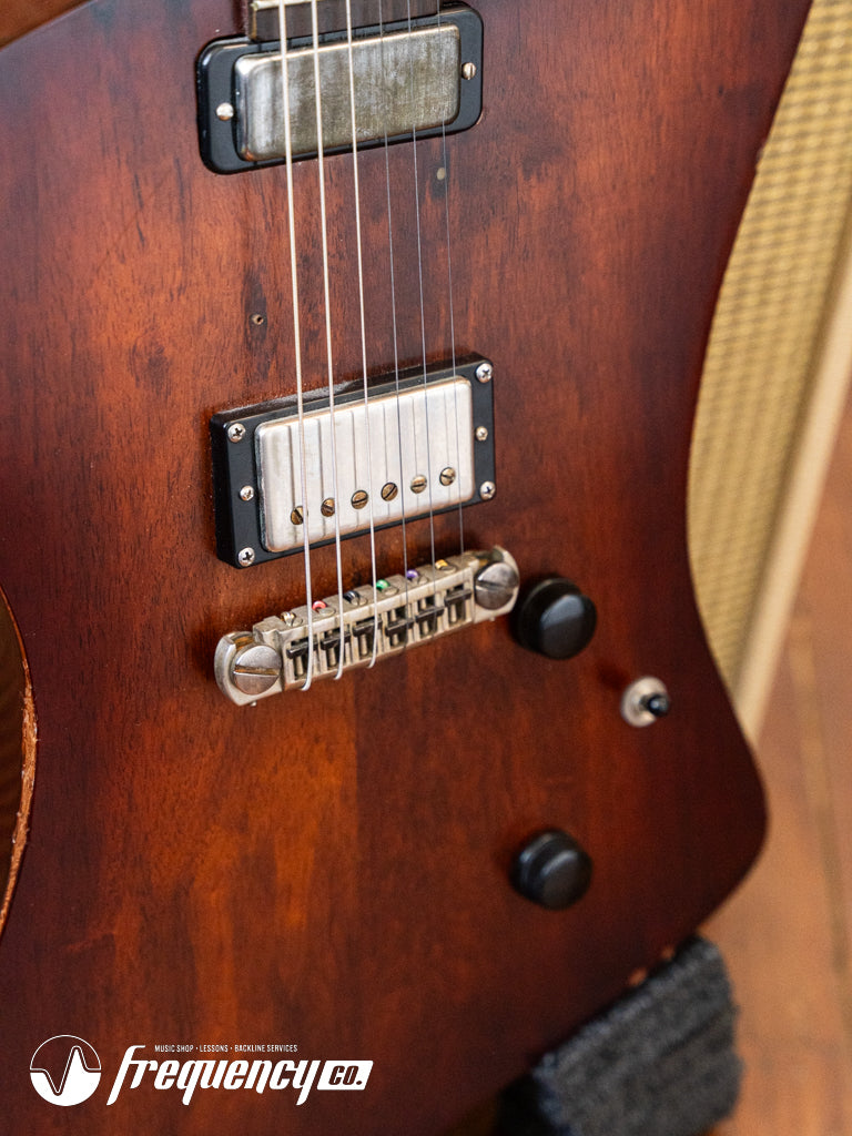 Echopark Ghetto Bird Custom Chambered Mahogany Body with a Brazilian Rosewood Fretboard and Rosewood Top - 2013
