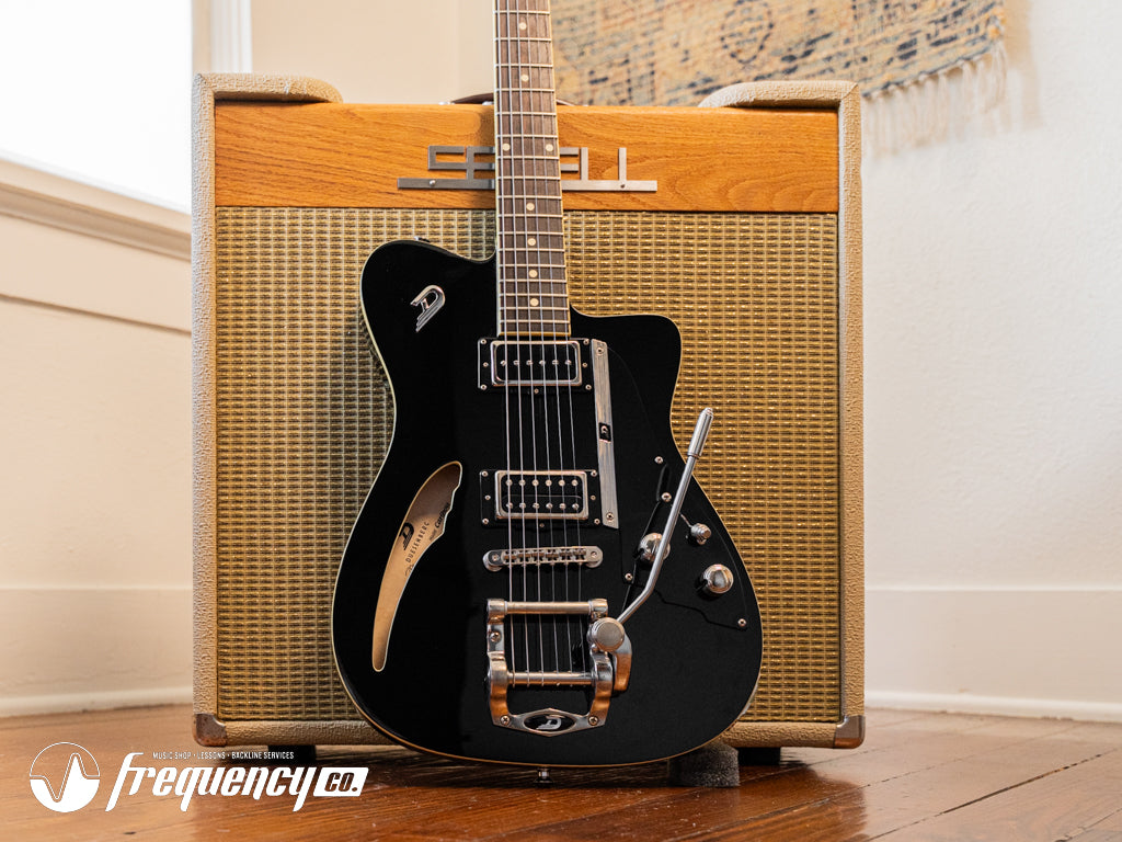 Duesenberg Caribou in Black with Indian Rosewood Fretboard - 2018