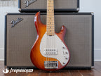 Ernie Ball Music Man Stingray 5 Bass with a Birdseye Maple Neck in Sunburst - 1991