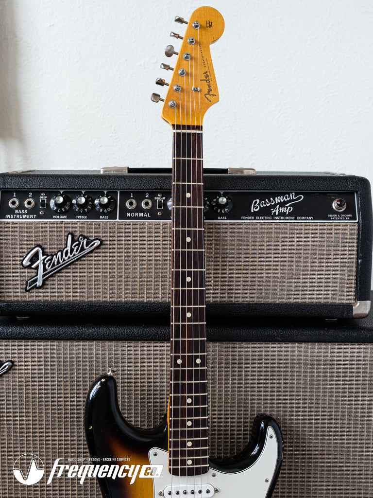 Fender Custom Shop 1960 Reissue Stratocaster Relic in 2 Tone Sunburst with a Rosewood Fingerboard - 2011