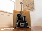 Duesenberg Caribou in Black with Indian Rosewood Fretboard - 2018