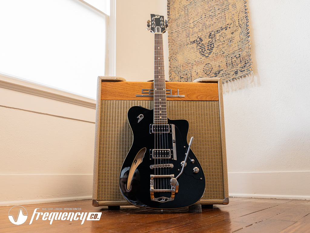 Duesenberg Caribou in Black with Indian Rosewood Fretboard - 2018