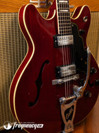 Guild Starfire V in Cherry Red with Rare Mahogany Body - 1965