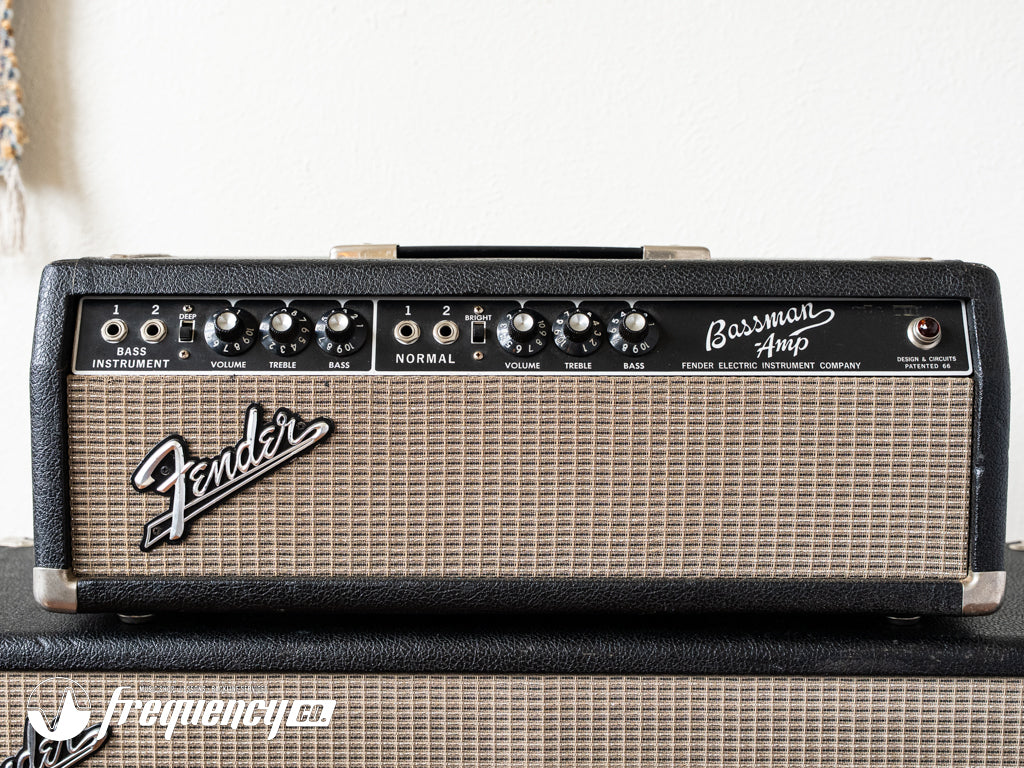 Fender Bassman AA864 Head and Matching 2x12 Cabinet - 1965