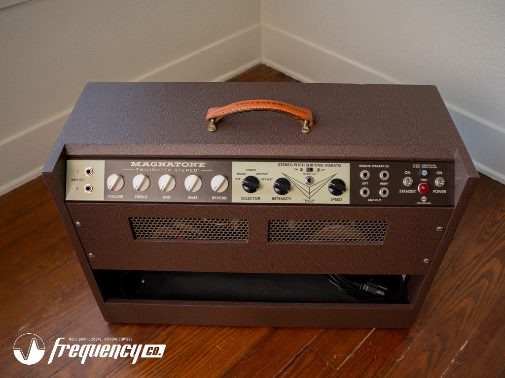 Magnatone Twilighter Stereo Combo Amplifier in Traditional Brown Finish - 2023-2024