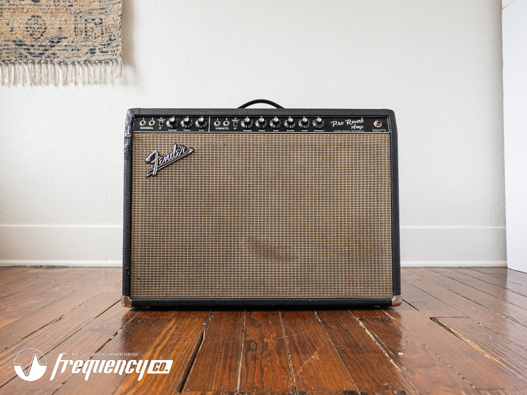 Fender Pro Reverb Blackface Combo Amplifier - 1966