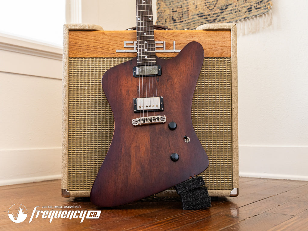 Echopark Ghetto Bird Custom Chambered Mahogany Body with a Brazilian Rosewood Fretboard and Rosewood Top - 2013