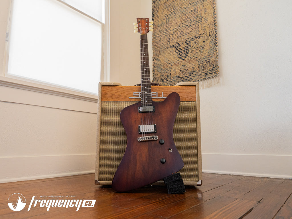 Echopark Ghetto Bird Custom Chambered Mahogany Body with a Brazilian Rosewood Fretboard and Rosewood Top - 2013
