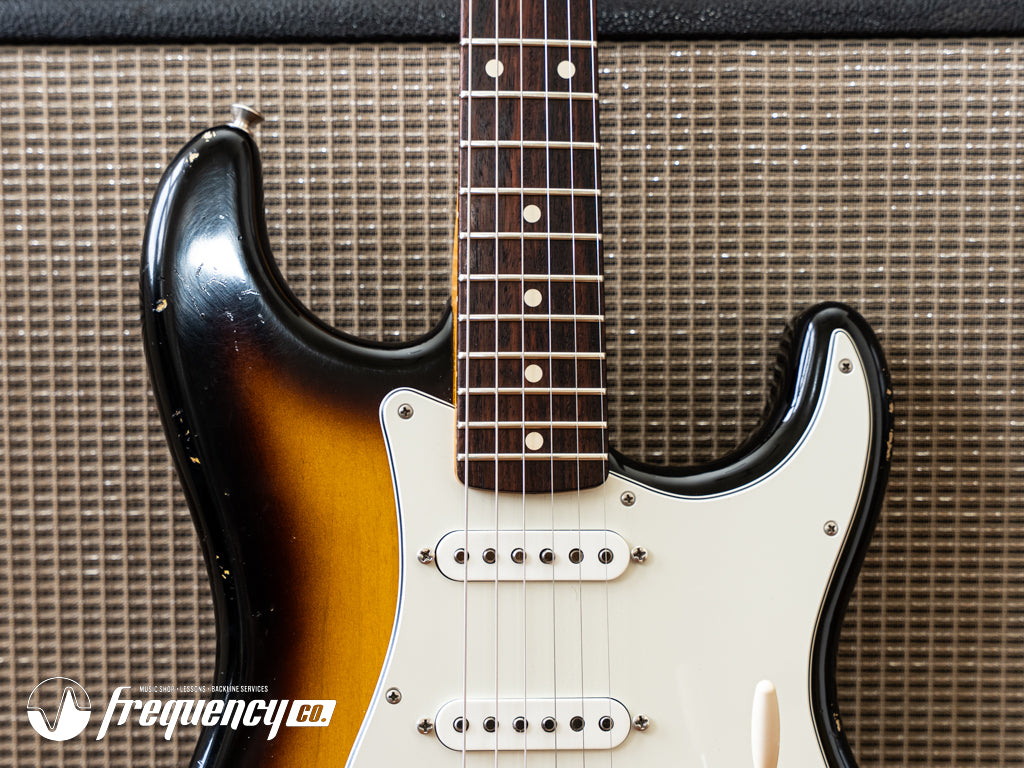 Fender Custom Shop 1960 Reissue Stratocaster Relic in 2 Tone Sunburst with a Rosewood Fingerboard - 2011