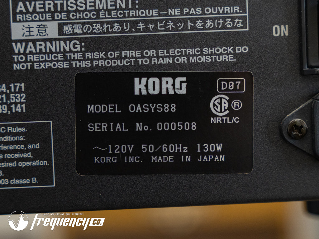 Korg OASYS 88-Key Open Architecture Synthesis Studio