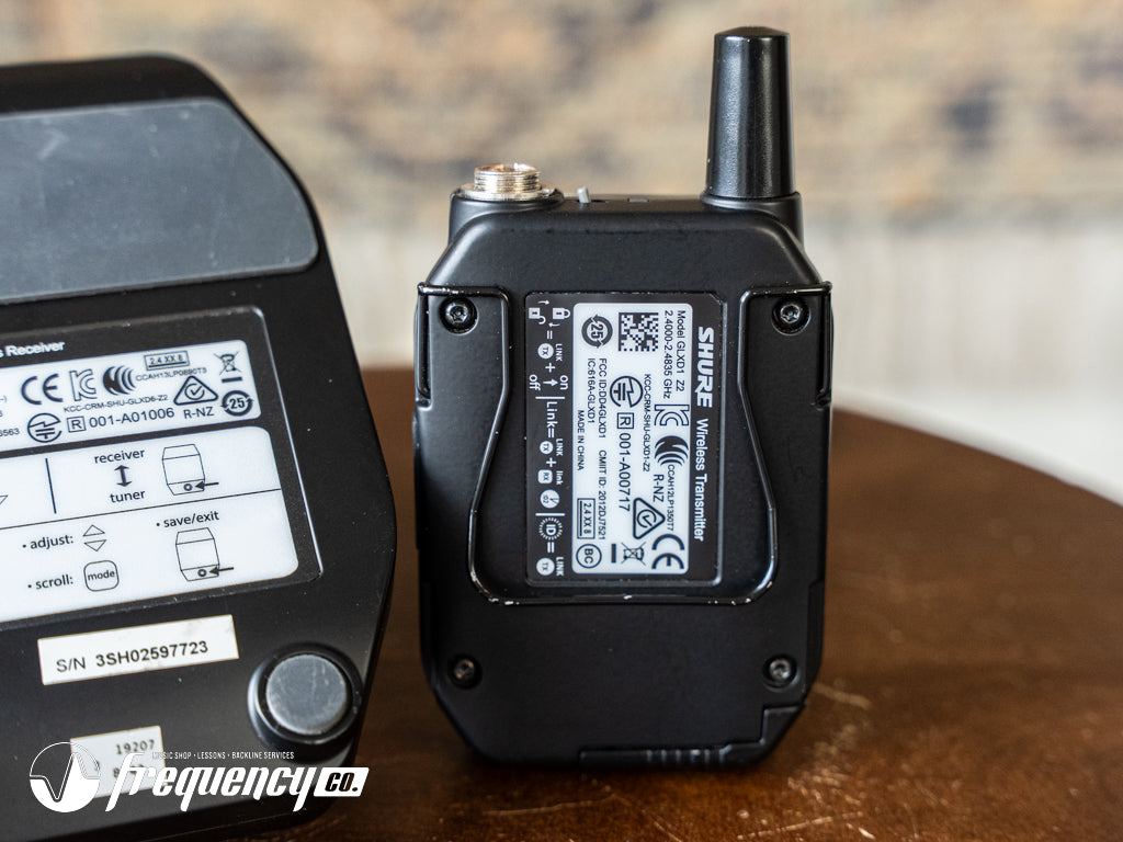 Shure GLXD6 Z2 and GLXD1 Z2 Wireless Transmitter and Receiver