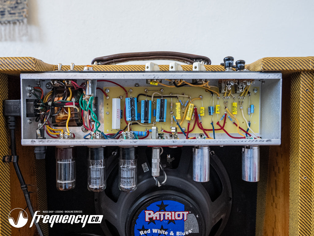 Valve Train Amplification 315 in a Pine Cab with a Tweed Covering