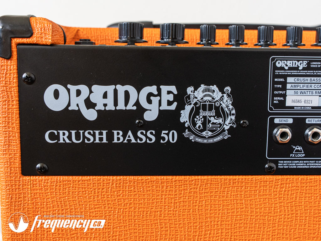 Orange Crush Bass 50 Combo Amplifier