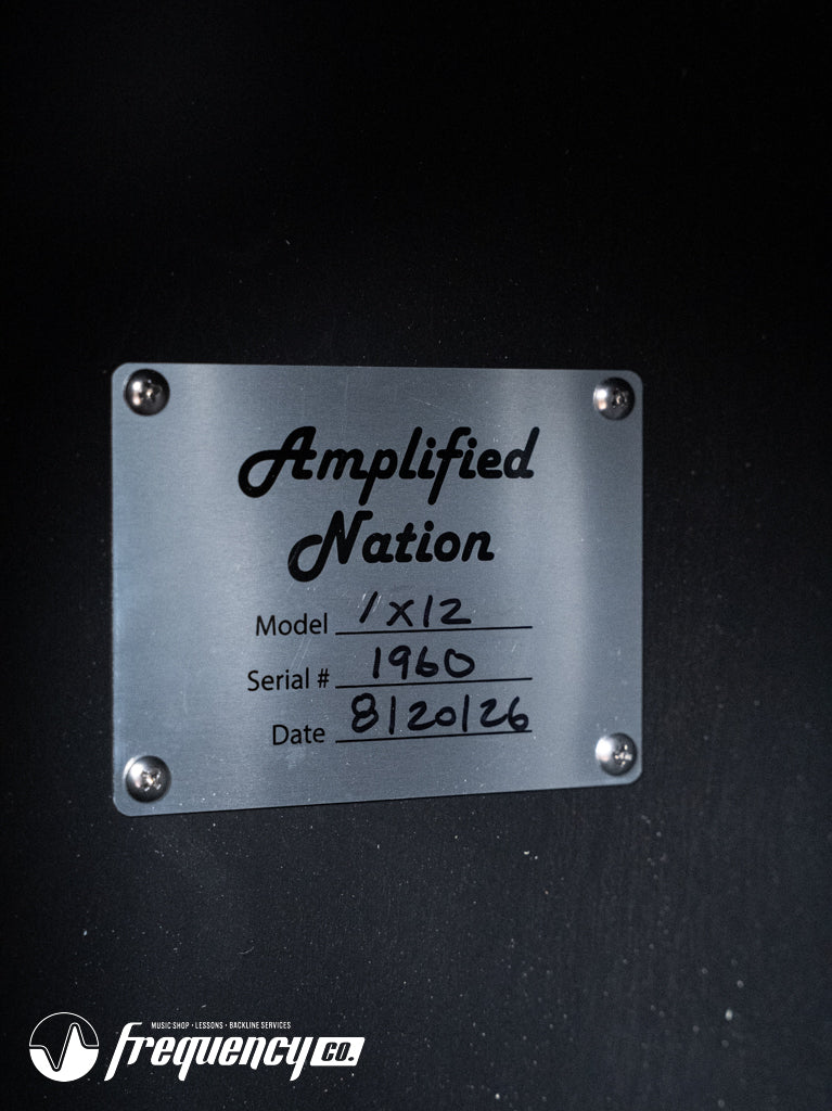 Fuchs JB-ODS Joe Bonamassa Signature Head SN #1 of 15 and Amplified Nation Cabinet 1x12