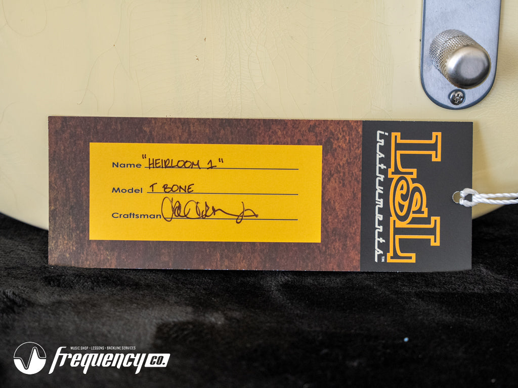 LSL Instruments T Bone Blonde with a Roasted Maple Neck and Contoured Body NAMM 2026 Build