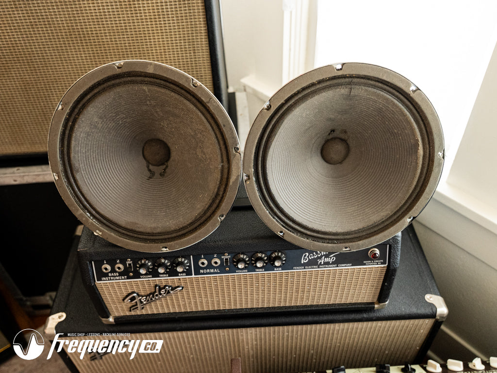 Fender Bassman AA864 Head and Matching 2x12 Cabinet - 1965