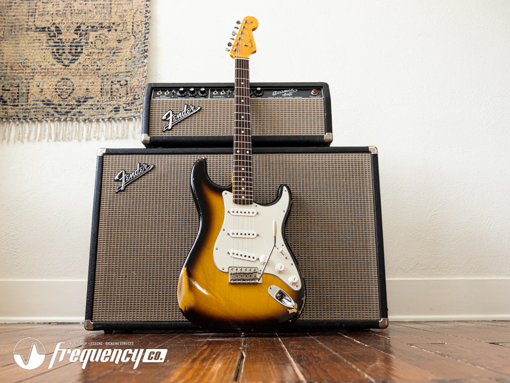 Fender Custom Shop 1960 Reissue Stratocaster Relic in 2 Tone Sunburst with a Rosewood Fingerboard - 2011