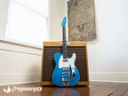 Fender Custom Shop TV Jones Telecaster with Bigsby Tremolo in Blue Sparkle NOS - 2019